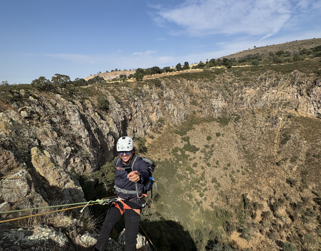 La Hoyanca an impressive natural crater in Tlaxcala, location of the Lakaan Travel Leadership Lab